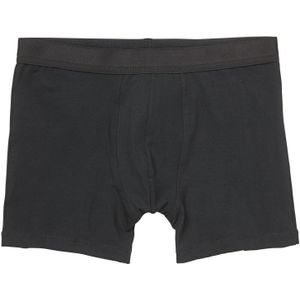 HEMA Herenboxers Lang Real Lasting Cotton - 2 Stuks Zwart (zwart)