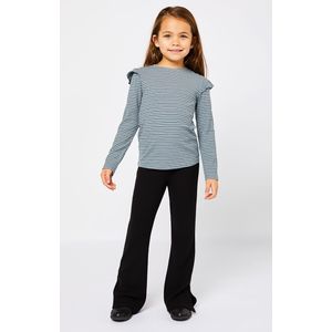 HEMA Kinderlegging Flared Rib Zwart (zwart)