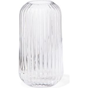 HEMA Vaas Voor Geurstokjes XS Glas Ribbel (transparant)