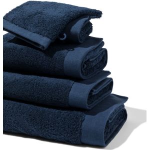 HEMA Handdoeken - Hotel Extra Zacht Donkerblauw (donkerblauw)