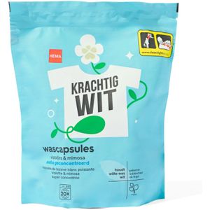 HEMA Wascapsules Wit Eco Viooltjes En Mimosa - 20 Stuks