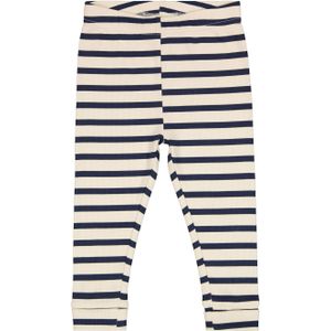 HEMA Meegroei Baby Pyjama Rib Strepen Beige (beige)