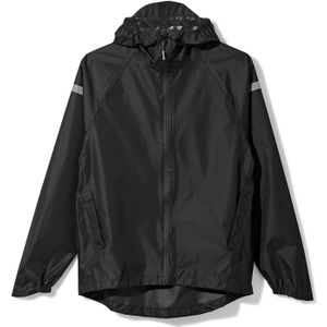 HEMA Regenjas Voor Volwassen Lichtgewicht Waterdicht Zwart (zwart)