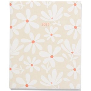 HEMA Bureauagenda 2025 A4 Textiel Bloemen