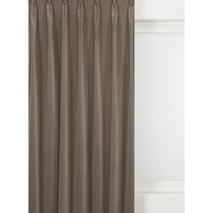 HEMA Gordijnstof Velours Taupe (taupe)