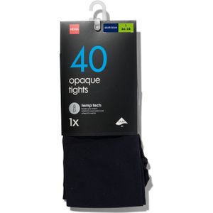 HEMA Temp Tech Panty 40denier Donkerblauw (donkerblauw)