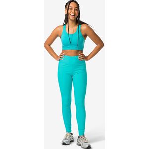 HEMA Dames Sportlegging Turquoise (turquoise)