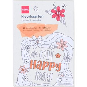 HEMA Kleurkaarten Met Quotes A6