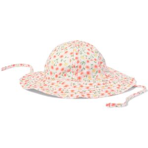 HEMA Baby Zonnehoed Katoen Met Bloemen Multi (multi)