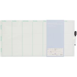 HEMA Magnetisch Whiteboard 30x60 Weekplanner