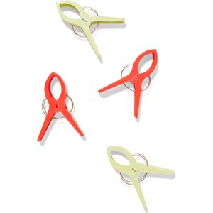 HEMA Plastic Knijpers Voor Handdoek (multi)