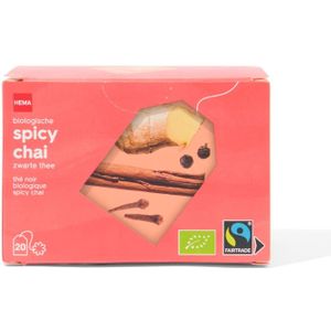 HEMA Biologische Zwarte Thee Spicy Chai - 20 Stuks