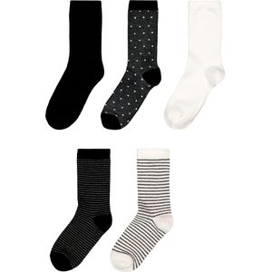HEMA Dames Sokken - 5 Paar Zwart (zwart)