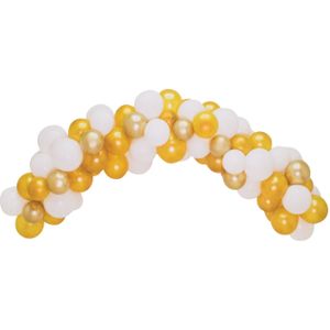 HEMA Ballonnenboog 75x23cm 250cm Wit-goud
