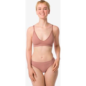 HEMA Bralette Naadloos Lichtbruin (lichtbruin)