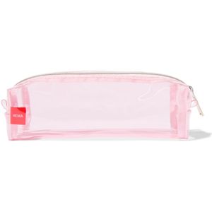 HEMA Etui Transparant Roze