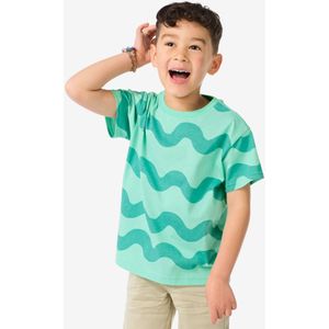 HEMA Kinder T-shirt Golven Groen (groen)
