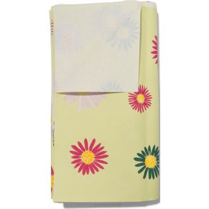 HEMA Tafelkleed Papier Bloemen 138x220