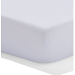 HEMA Topper Hoeslaken Percal 180x220 Wit (wit)