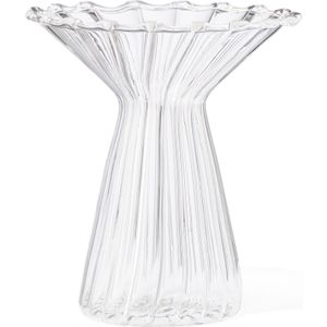 HEMA Vaas Voor Geurstokjes XS Glas Met Kraag (transparant)
