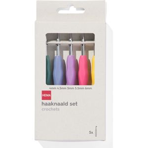 HEMA Haaknaalden 4+4.5+5+5.5+6 - 5 Stuks