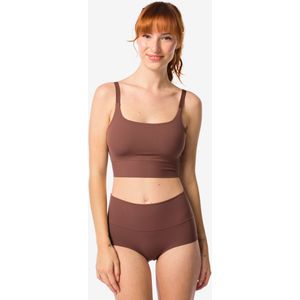 HEMA Dames Tailleslip Ultimate Comfort Donkerbruin (donkerbruin)