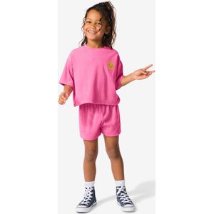 HEMA Kinder Shortama Badstof Paars (paars)