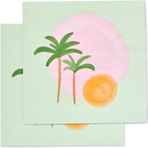 HEMA Servetten 30x30 Papier Palmtree - 20 Stuks