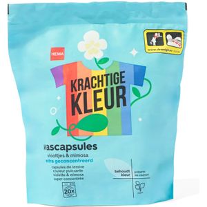 HEMA Wascapsules Kleur Eco Viooltjes En Mimosa - 20 Stuks