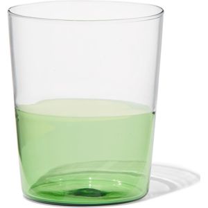 HEMA Waterglas 320ml Tafelgenoten Glas Met Groen