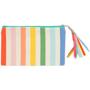 HEMA Etui Canvas Regenboog