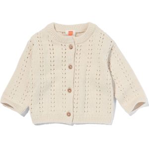 HEMA Newborn Gillet  Ajour Ecru (ecru)