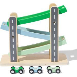 HEMA Houten Rollerbaan Met Auto&apos;s