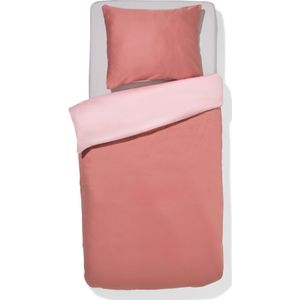 HEMA Dekbedovertrek 140x200/220cm Satijn Roze (roze)