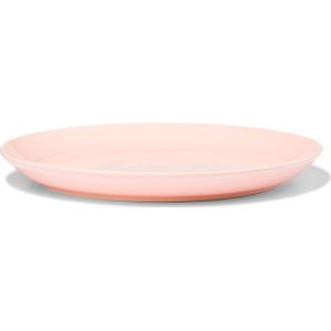 HEMA Ontbijtbord Ø21cm Tafelgenoten New Bone Roze (roze)