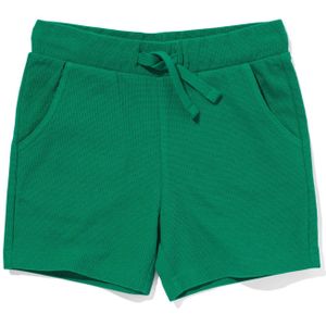 HEMA Kinder Korte Broek Wafel Groen (groen)