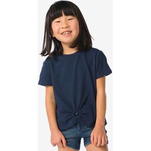 HEMA Kinder T-shirt Met Ring Donkerblauw (donkerblauw)