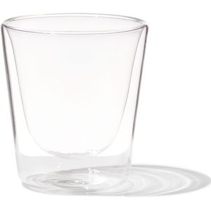 HEMA Dubbelwandig Glas 150ml (transparant)
