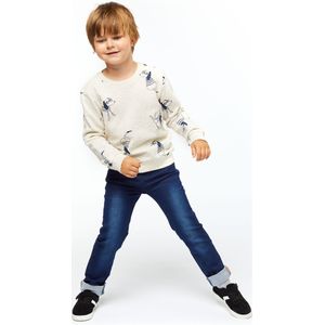 HEMA Kinder Broek Jogdenim Skinny Fit Donkerblauw (donkerblauw)