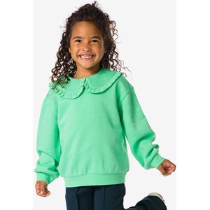 HEMA Kindersweater Met Kraag Groen (groen)