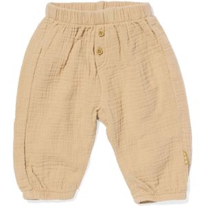 HEMA Newborn Broek Mousseline Zand (zand)