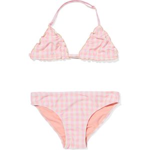 HEMA Kinder Bikini Met Ruiten Roze (roze)