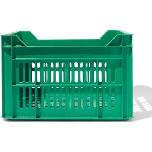 HEMA Fietskrat Recycled 30L Groen 30x40x35