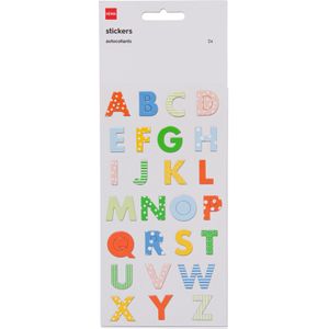 HEMA Stickervellen 3D Letters En Cijfers 19x10 - 2 Vel