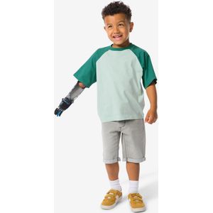 HEMA Kindershort Jogdenim Grijs (grijs)