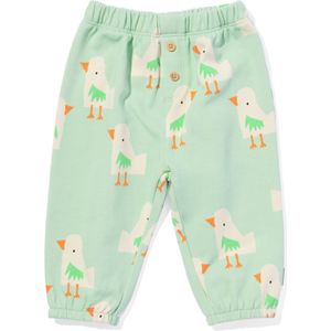 HEMA Newborn Sweatbroek Vogels Groen (groen)