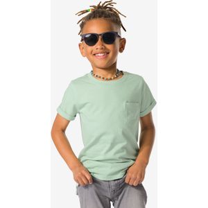 HEMA Kinder T-shirt Structuur Lichtgroen (lichtgroen)