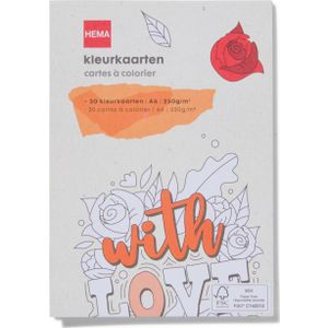 HEMA Kleurkaarten Met Quotes A6