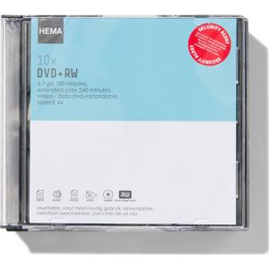 HEMA 10-pak Dvd-rw 4,7GB