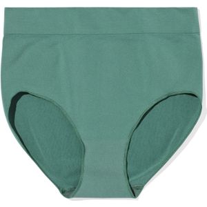 HEMA Dames Tailleslip Second Skin Micro Donkergroen (donkergroen)